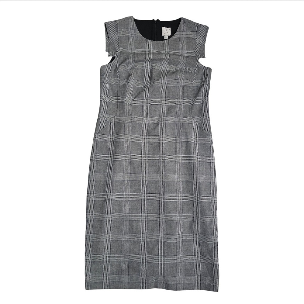 Hatch X J. Crew Elegant Charcoal Midi Dress Sixe 0 Xs-S
